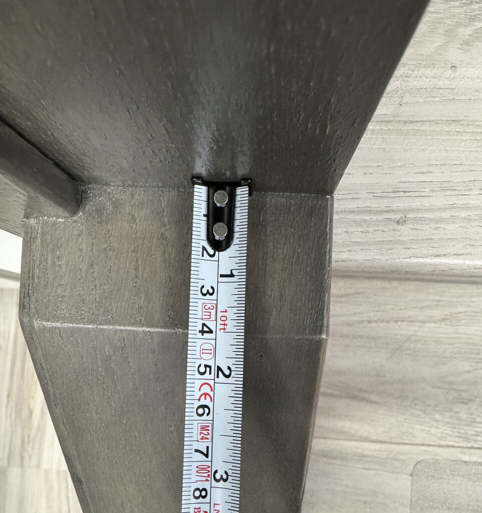 Left stringer measurement