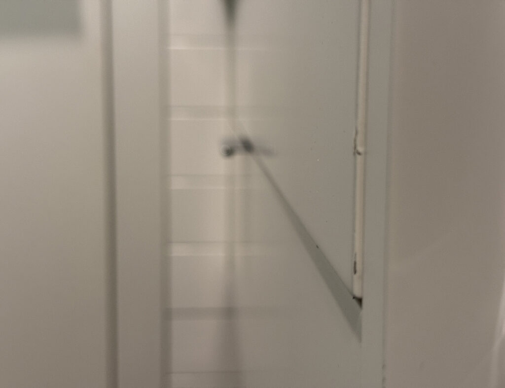 Drawer protrudes after repair